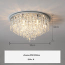 Modern European Luxury K9 Crystals E14 Ceiling Lamp Lustre Dining Living Villa Steel Led Light by Ljojo
