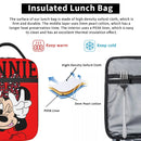 Ljojo Minnie Mouse Lunch Bag Insulated Cooler Thermal Bento Box School Office