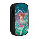 Ljojo Little Mermaid Pencil Case - Big Capacity Pen Holder Bag for School Supplies