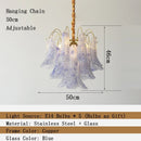 Murano Colorful Glass Petal Chandelier | Country Design LED Lighting by Ljojo