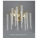 Gold Branch Tassel Crystal LED Pendant Light Modern Luxury Dining Room Living Room Fixture by Ljojo