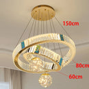 Ljojo Luxury Crystal Chandelier for Living Room and Bedroom Lighting