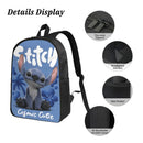 Ljojo Lilo Stitch 2025 Backpack Set with Lunch Box for Kids