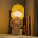 Ljojo LED Pleats Table Lamp: Creative, Unique Lighting for Bedroom, Children's Gift