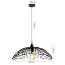 Linear Hat Pendant Light Chandelier for Dining Room by Ljojo - Modern Industrial Decorative Lighting