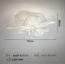 Italian Designer Minimalist White Petal Chandelier Light for Living Room by Ljojo