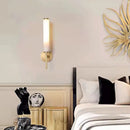 Ljojo Marble LED Wall Lights - Elegant Black Gold Copper Sconce for Various Rooms