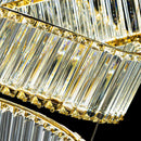 Ljojo Luxury Crystal Chandelier Pendant Light Fixture for Living Room or Dining Room