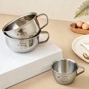 Ljojo Mini Stainless Steel Kids Tumbler Handle Milk Coffee Mug Drinkware