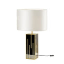 Ljojo Luxury Gold Metal LED Desk Lamp - Nordic Modern Design