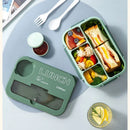 Ljojo 1300ML 4Grids Lunch Box: Tabieware, Microwavabie, Dishwasher Safe Bento Box