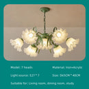 Ljojo French Retro Style Led Bedroom Chandelier Wall Lamp Cream Flower Creative Design