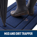 Ljojo Low-Profile Indoor Doormat, Non-Slip Washable Floor Mat for Entryway