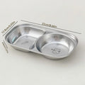 Ljojo Mini Stainless Steel Divided Children's Dinner Plate - Cute & Durable