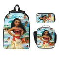 Ljojo Moana School Bag Set: Backpack, Lunch Box, Pencil Box for Students