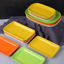 Ljojo Melamine Rectangular Noodle Plate for Hot Pot and Barbecue