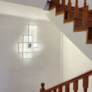 Modern Rectangle Led Wall Lamp Living Room Bedroom Sconce by Ljojo
