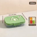 Ljojo Refrigerator Fresh-keeping Box 3/4/6 Grids Onion Garlic Pepper Storage Organizer