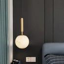 Ljojo Marble Pendant Light: Modern LED Hanging Lamp for Dining Room