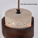 Ljojo LED Stone Chandelier for Home Bedroom Dining Room Living Room