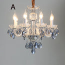 Ljojo Luxury European Style Crystal Gold Chandelier for Living Room & Bedroom