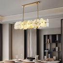Natural Marble Chandelier Pendant Light for Living Room | Modern Home Decor by Ljojo