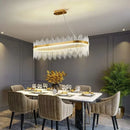 Ljojo Luxe Crystal Pendant Light for Living Room Dining Bedroom