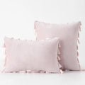 Black Tassel Pillowcases by Ljojo - Velvet Holiday Home Decoration Gift