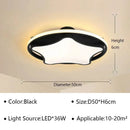 Ljojo LED Ceiling Light: Modern Minimalist Bedroom Chandelier for Living Room, Children's Room