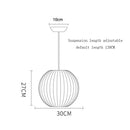 Designer Silk Pendant Lamp: Elegant Living Room Lighting by Ljojo