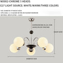 LED Scandinavian Chandelier Pendant Lamp Warm Glass Stylish Lighting for Living Room by Ljojo