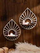 Ljojo™ Floating Crystal Shelf Display for Boho Home Decor in Living Room