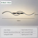 Ljojo LED Strip Wall Sconce Remote Control Bedroom Living Room Home Decor