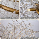 Modern LED Dandelion Gold Round Pendant Lamp for Dinning Living Room by Ljojo