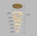 Ljojo LED Chandelier for Modern Bedroom & Living Room Decoration