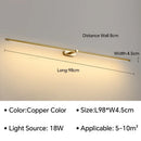 Nordic Slim Wall Sconce Light for Bathroom Mirror by Ljojo