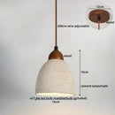 Ljojo LED Pendant Lights Modern Style Cement Wood Hanging Lamp