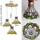 Ceiling Chandeliers Modern Tiffany Glass Pendant Light for Bedroom Kitchen - Ljojo