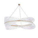 Ljojo Modern Acrylic Led Chandelier Lighting Home Decor Pendant Light for Living Room