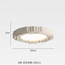 Gypsum Plaster Chandelier LED White Resin French Court Hanging Lamp by Ljojo