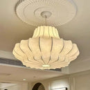 Ljojo Japanese Wabi-Sabi Designer Silk Pendant Light for Living Bedroom Bar Decoration