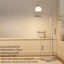 Contemporary Floor Lamp LED Retro Standing Light Luxury Living Room Bedroom Villa Hotel Elegant Decor Creative Study - Ljojo