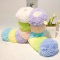 Colorful Caterpillar Plush Toy Doll by Ljojo - Cute Bed Pillow Gift