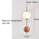 LED Pendant Light White Glass Ball Hanging Lamp 4000K for Dining Room Kitchen by Ljojo