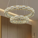 Nordic Style Crystal Chandelier Pendant Ceiling Lamp - Luxurious LED Lighting by Ljojo