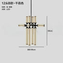 Ljojo LED Pendant Light Glass Hanging Chandelier for Living Dining Room Bedroom Decor