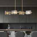Ljojo Luxury Crystal Chandelier: Modern Irregular Luster Pendant Light for Living Room & Restaurant