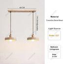Travertine Stone Hanging Light for Kitchen Island Pendant Lamp LED Fixture by Ljojo