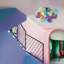 Nordic Color Glass Chandeliers - Art LED Pendant Lights for Bedroom Living Room by Ljojo