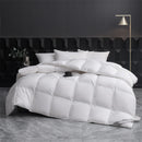 Ljojo Luxe Goose Down Quilt | Fluffy Queen King Size Duvet with Cotton Shell